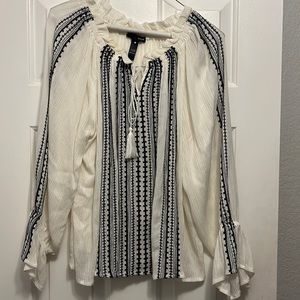 Aqua blouse